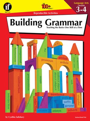 cover image of The 100+ Series Building Grammar, Grades 3 - 4